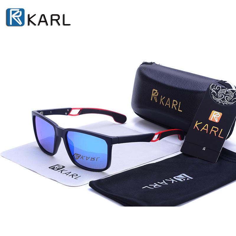 

Square Polarized Sunglasses for Women TR90 Ultralight Frame Driving Sun Glasses Men Fishing Sunglass Red Mirror