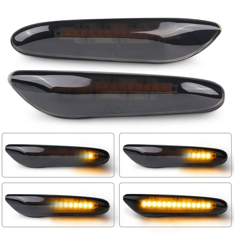 

2PCS Led Dynamic Side Marker Turn Signal Light Indicator Lamp For E46 E90 E82 E83 E84 E91 E92 E93 E60 E611, As pic