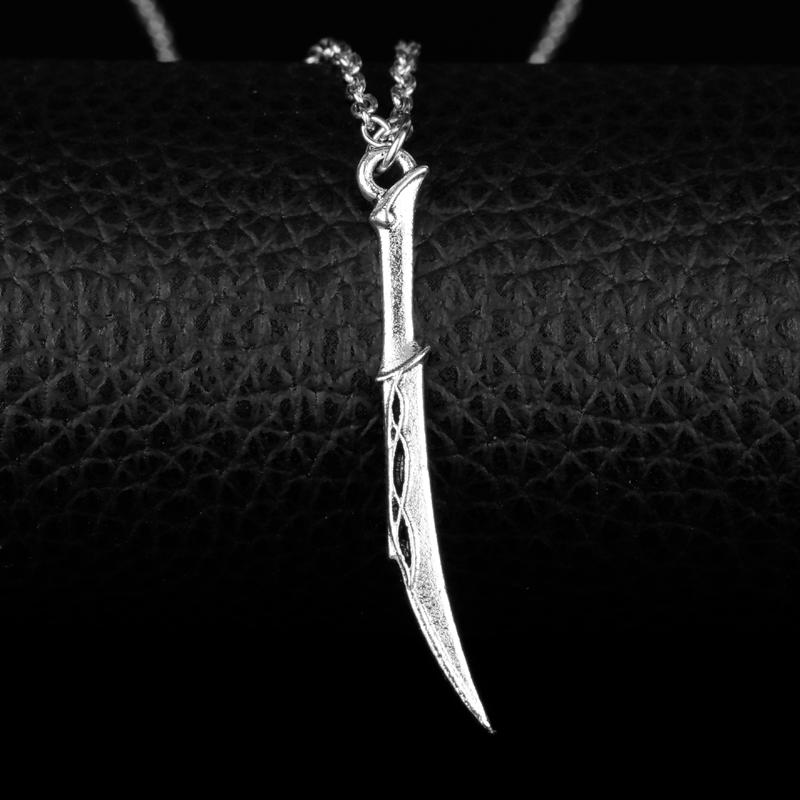 

Movie Jewelry Sword Pendants Necklaces Women Man Punk Style Chain Link Necklace