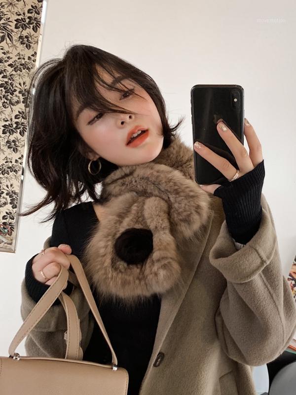 

Sable Scarf mink series scarf female fur collar winter warm fashion Size:75*12cm1