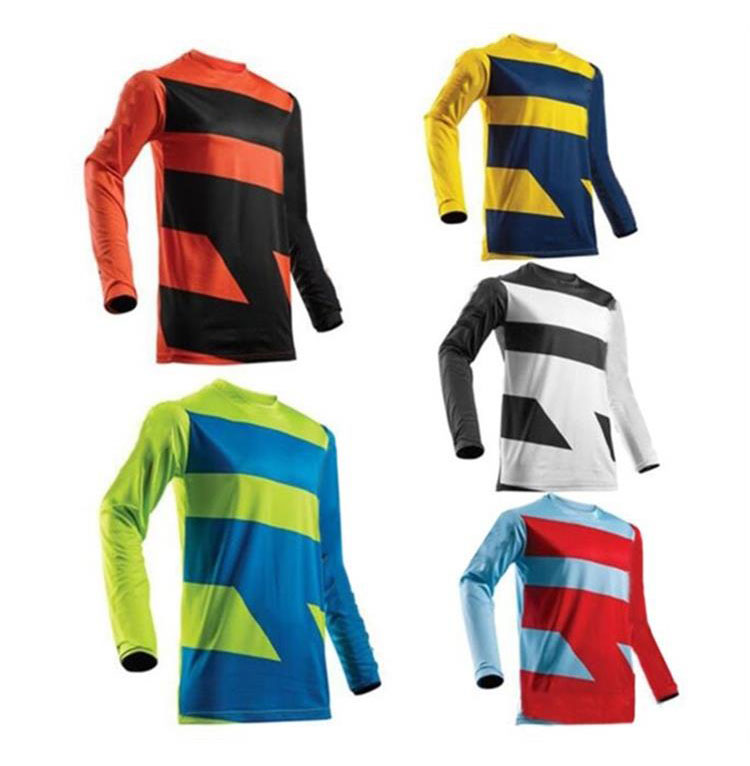 

Summer hot-selling off-road motorcycle clothing outdoor leisure polyester quick-drying suit racing speed surrender T-shirt can be customized