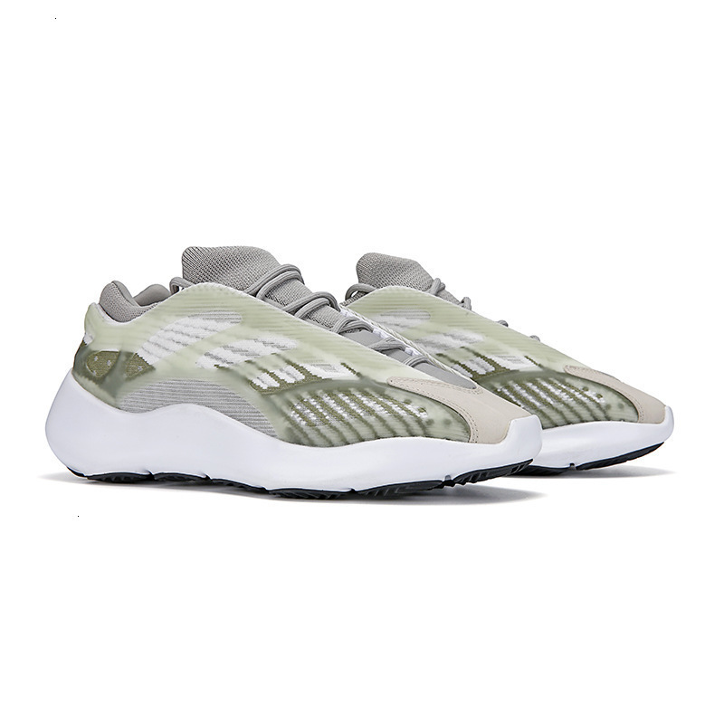 

Coconut 700v3 special-shaped luminous real pop dad reflective running shoes men's skeleton sports