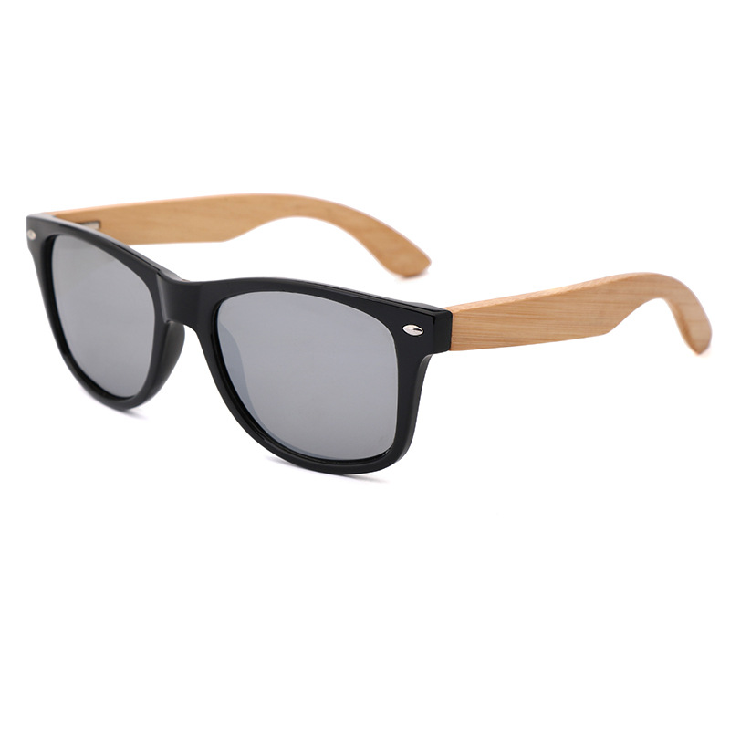 

Sun Glasses Polarized PC Frame + Bamboo Leg Sunglasses TAC Fashion Sunglasses for Men and Women Wholesale