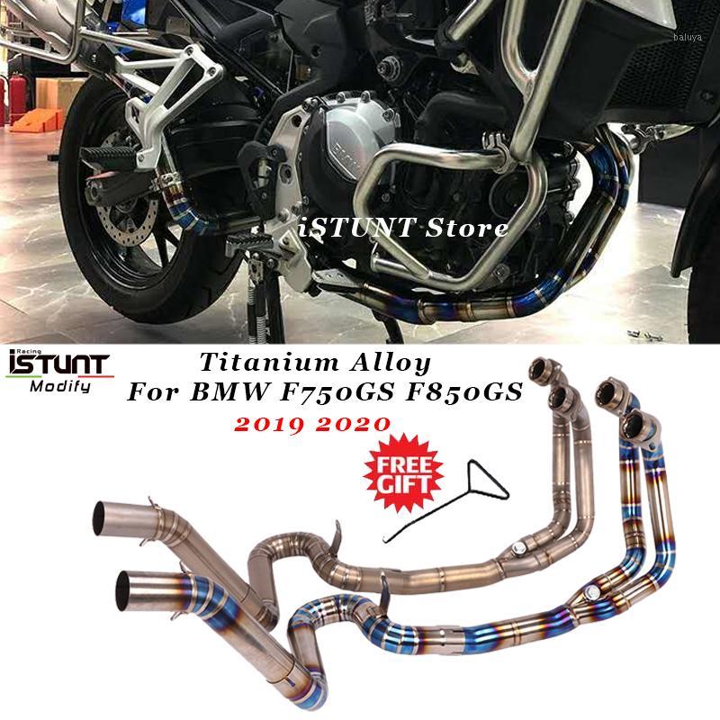 

Motorcycle Exhaust Modified Titanium Alloy Front Middle Link Pipe Catalyst Delete Pipe For F750GS F850GS F 850 GS 2020 20201