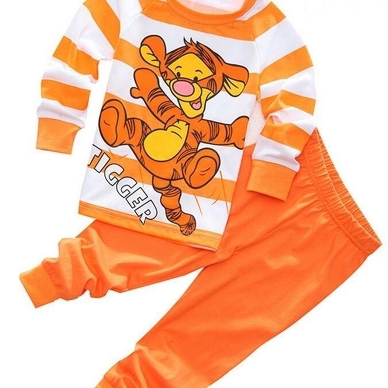 

Children's Cotton Pajamas For Girls Boys Pyjamas Cartoon Baby Sleepwear Kids Pajama nightclothes Sets Free Ship MXSF86 Y200328, Blue;red