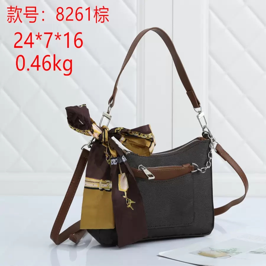 

WF Women Luxurys Designers Shoulder Bags Totes High quality Classic Flower Printing Lady single Crossbody bag tote cardholders purse multi function handbag wallet, Extra freight