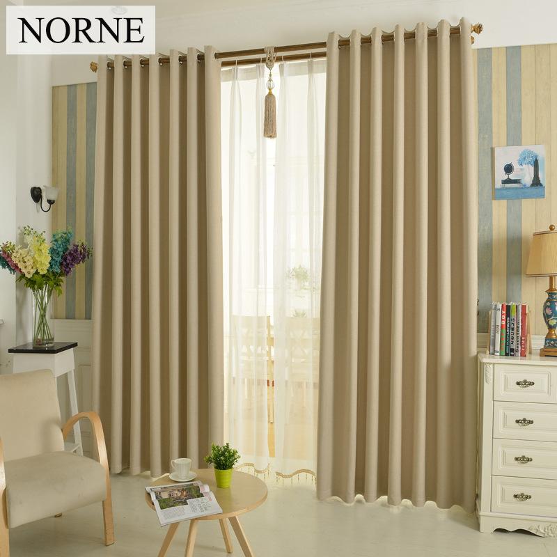 

NORNE Solid Heavy Blackout Curtain 85% Shading Rate,Thermal Insulated Privacy Assured Window Curtains for Bedroom Living Room, White