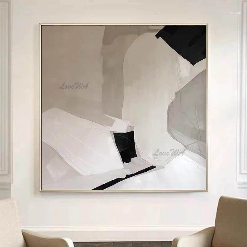 

Paintings 100% Hand Painted Abstract Flowers Art Oil Painting On Canvas Wall Adornment Pictures For Live Room Home Decor