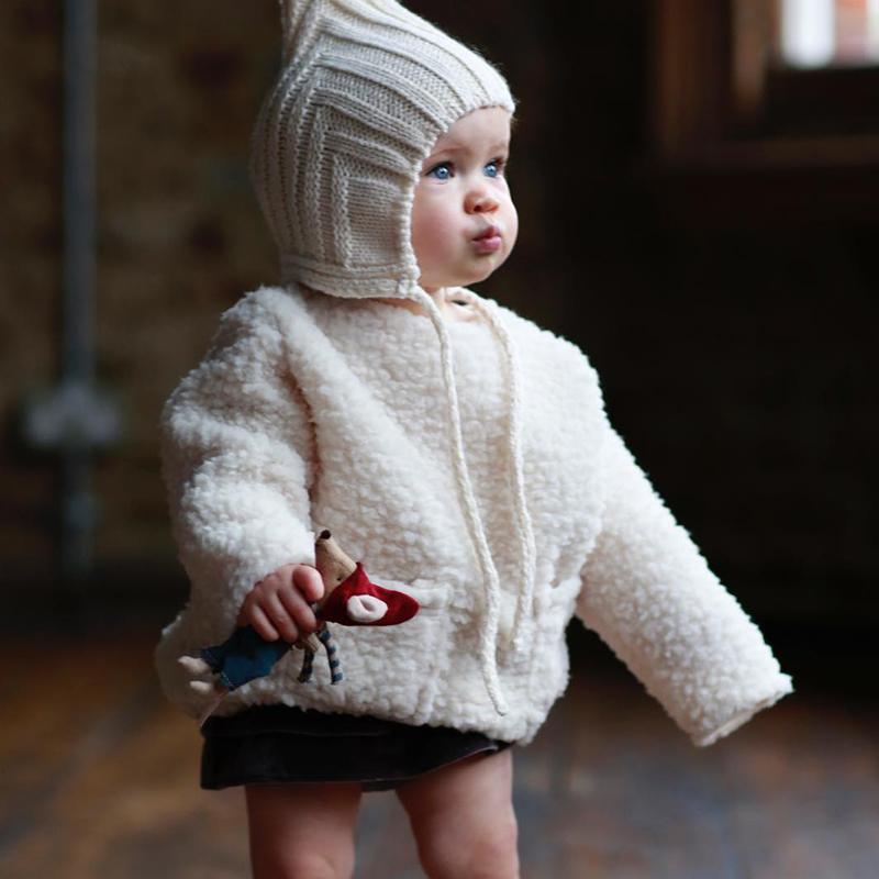 

ins Nordic style, baby autumn and winter warmth, thick lamb wool coat, baby plus velvet, women's winter coat, boy's clothing, Beige