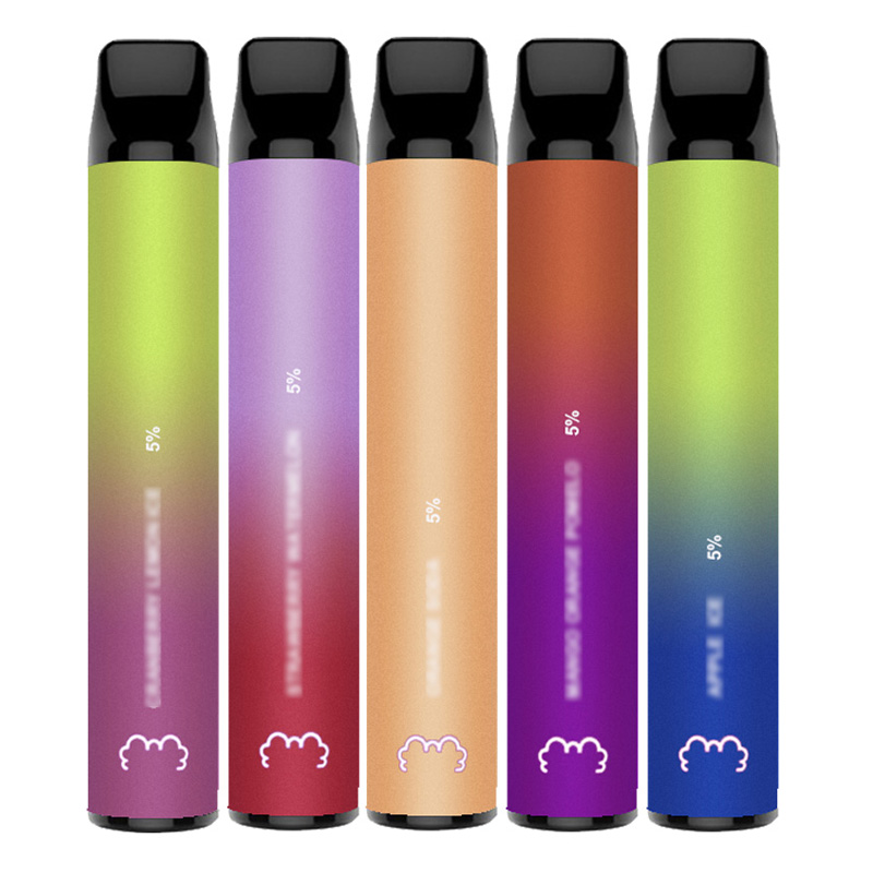 

Buttonless vape pen kabo puff xxl 1.8ohm smoke food snack machine device 6.5ml 1600 Puffs Colorful Disposable electronic cigarette