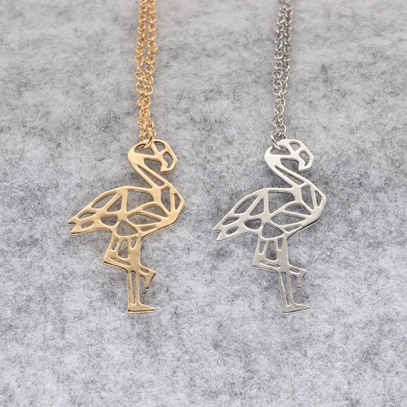 

New Listing Flamingo Pendant Necklace 2020 Best Selling Charm Necklaces Jewelry YP6741