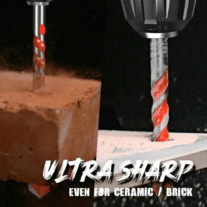 

New Hot Ultimate Drill Bits Twist Drill Head Wall Ceramic Glass Punching Hole Working Set USJ99