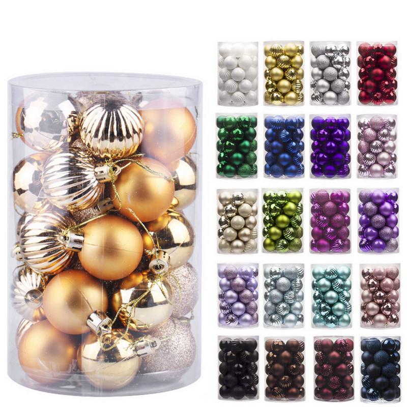 

Christmas Balls Ornaments 34Pcs Christmas Tree Balls for Home Holiday Party Decorations 34 Set
