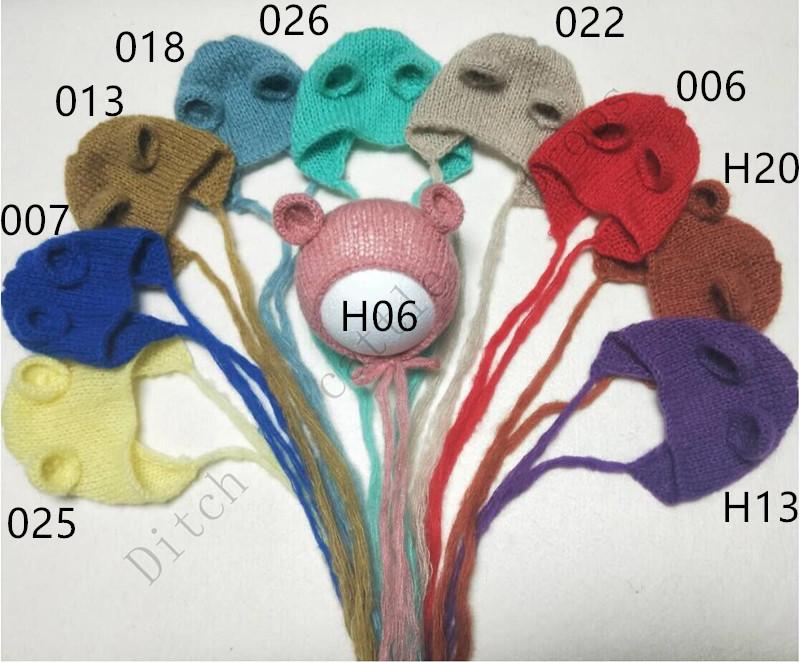 

Mohair Hat Newborn Photography Props Baby Photography Clothing, 001