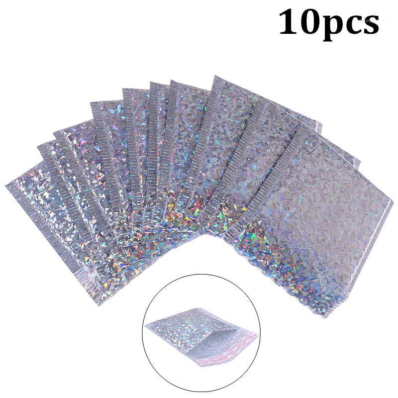 

10pcs Laser silver bags Bubble Padded Envelopes Gift Bubble Mailing Envelope Bag1