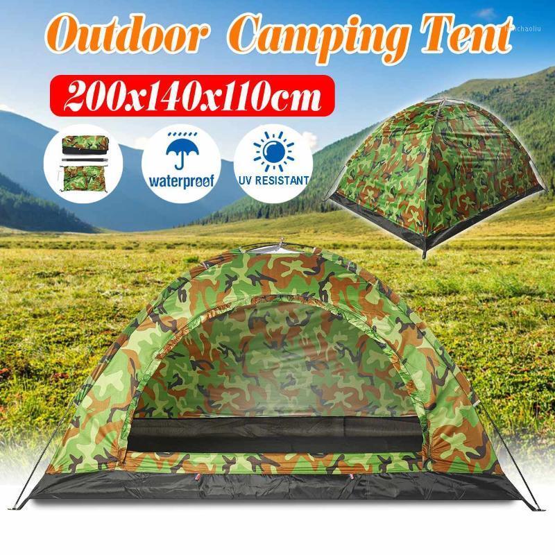

1-2 Persons Folding Beach Tents Waterproof Anti-UV Tent Outdoor Travel Camping Hiking Fish Sun Shade Tent1