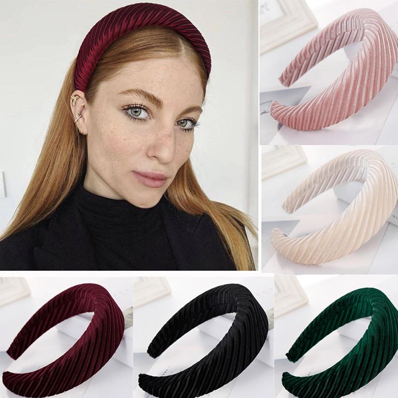 

Retro Simple Wide Cloth Headband for Girls Hair Accessories korean Ladies Headband Women's Fashion Style
