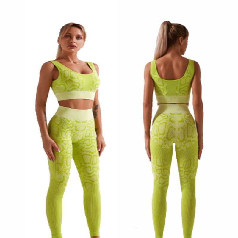 

Yoga Set Ropa Deportiva Mujer Conjuntos De Mujer Tracksuit Sport Set Women Fitness Gym Clothing Vetement Femme Roupas Femininas, Yellow