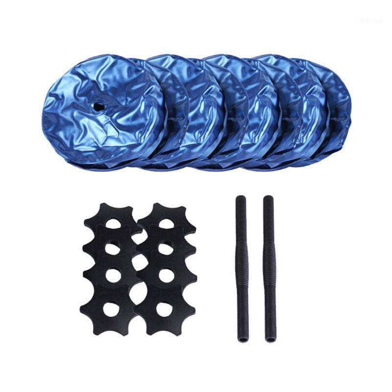 

Adjustable Weight Water-filled Dumbbell Yoga Fitness Bodybuilding Dumbbell Slim Arm Barbells Workout Equipment 2-10kg1, Blue