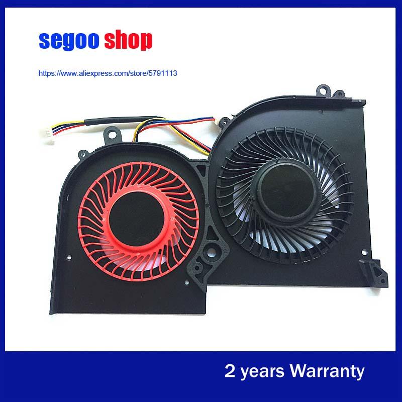 

New Original Cooling Fan For MSI GS65 MS-16Q2 16Q2-CPU-CW 16Q2-GPU-CW DC5V 0.5A