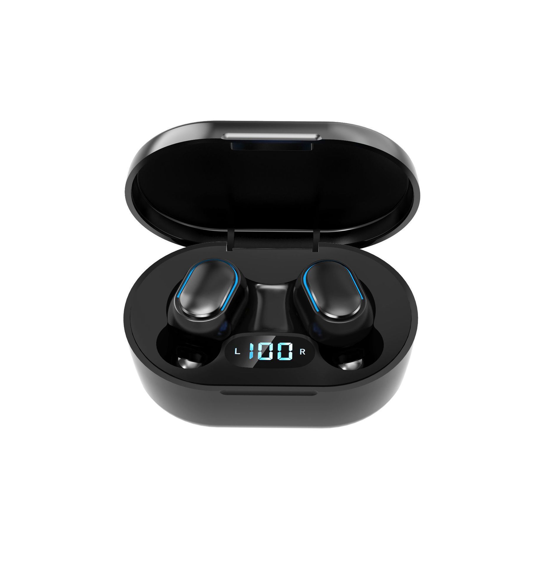 TWS Headphones with noise cancel GPS headset Wireless Charging Case Earphones Bluetooth Version Headphones-image-755695477