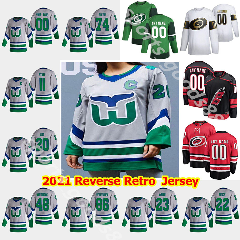 

2021 Reverse Retro Carolina Hurricanes Hockey Jersey 43 Morgan Geekie Sebastian Aho Jaccob Slavin Jeff Skinner Staal Haydn Fleury Custom, Colour 8