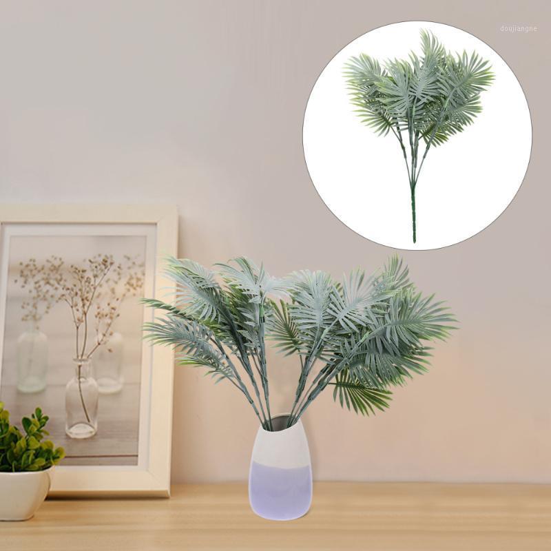 

2Pcs Vivid Faux Good Fake Leaves Artificial Plant for Garden1, Assorted color 1