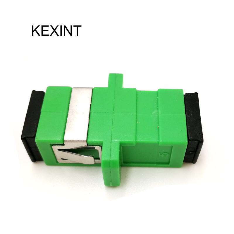 

KEXINT Adaptor Fiber Optic Adaptor SC/APC Simplex 100Pieces