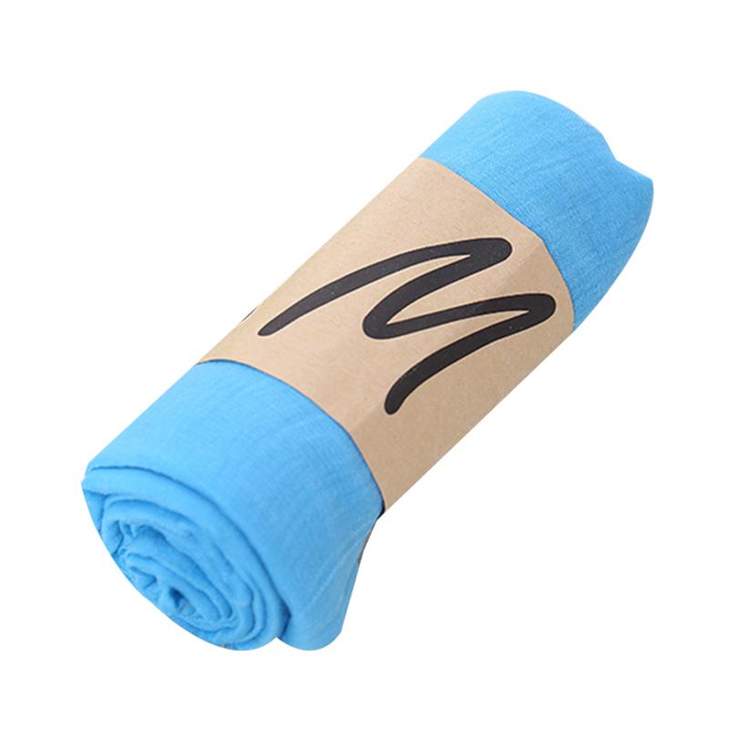 

Solid Color Candy Color Cotton Headband Ladies Gift Beautiful Scarf Wild Shade Beach Towel Shawl