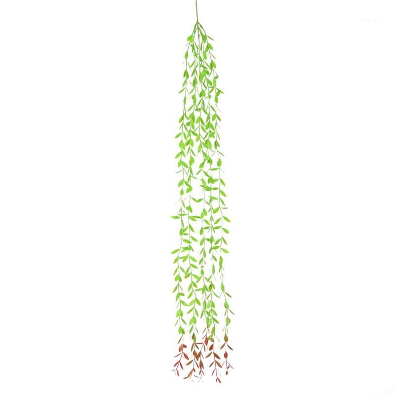 

Artificial Plant Vine Green Leaves Home Wedding Decoration Plastic Plants Garland Background Wall Hanging Party Artificial Decor1