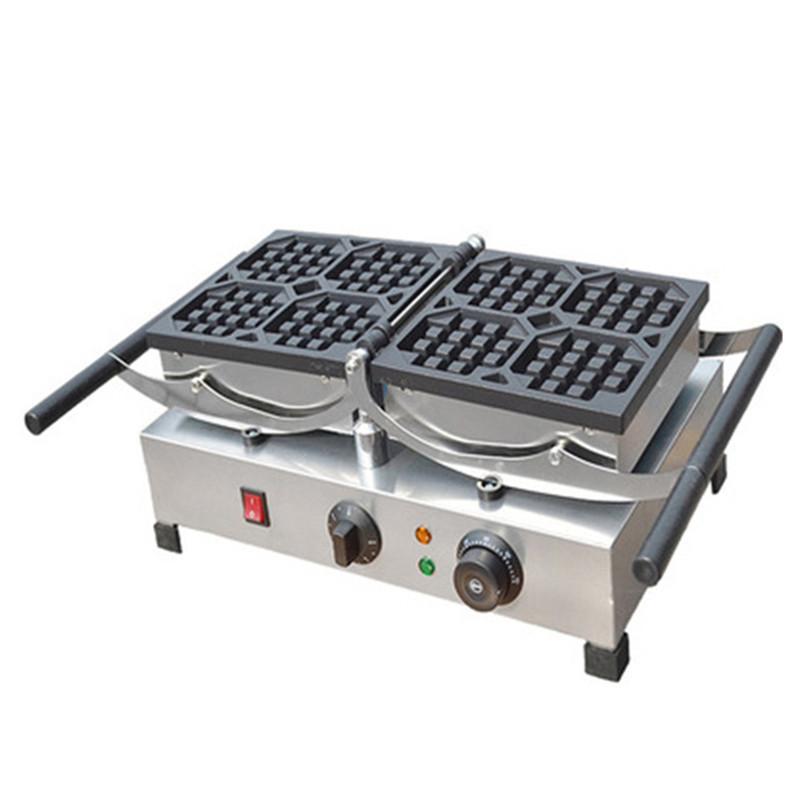 

Jamielin Electric Industrial Square Waffle Machines Rotate Waffle Stove, Rotate Maker, Iron Making Machine