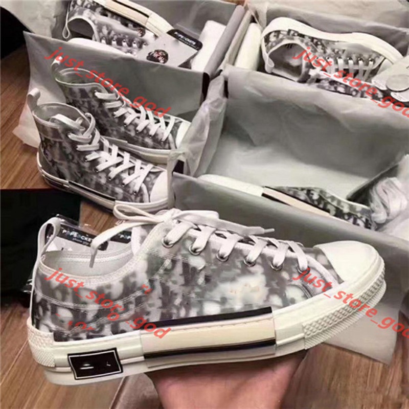 

2021 Newest Flowers Technical Canvas High-Top Sneaker Oblique Casual High Quality Trainers Womens Mens Shoes Luxury Designer Shoes