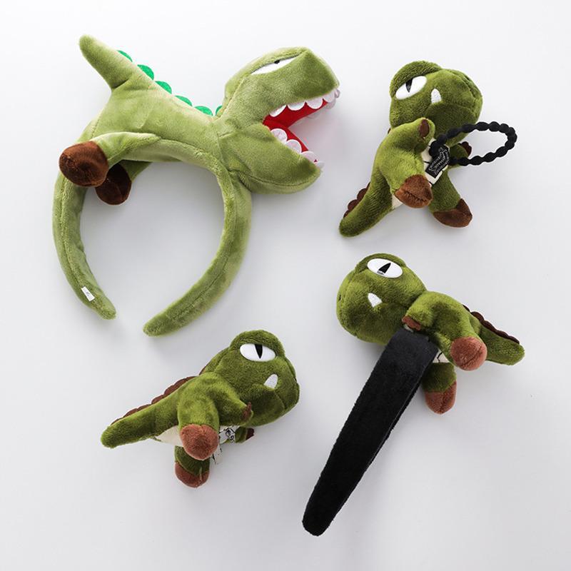 

2020 New Hair Band Cartoon Dinosaur Headdress Play Game Doll Girls Hair Bands Adult Head Hoop Toys Kid Gift Party Accessory1