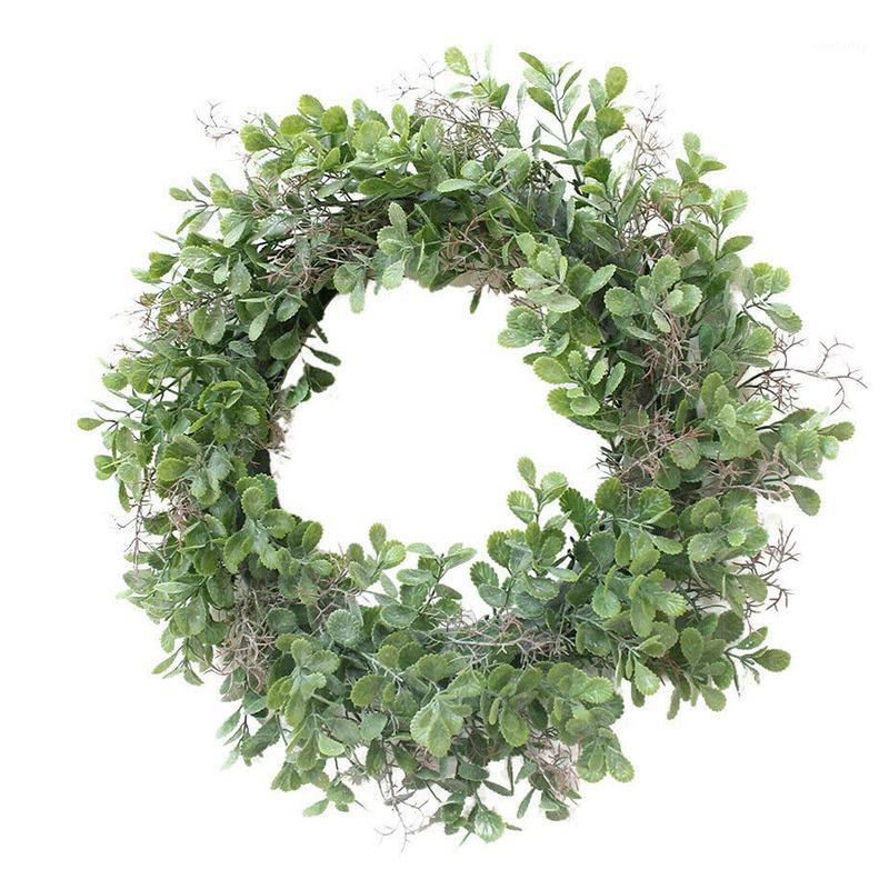 

New Wreath Grasses Art Plant Green Door Wreath Decoration Decoration Flower Grasses Decorate your House and Make it Look Vibrant1, As picture