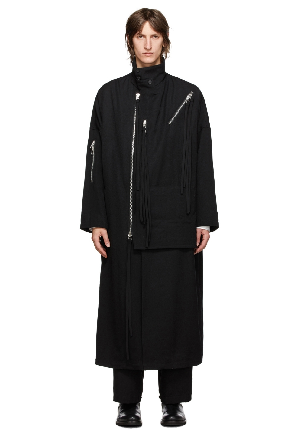 

2021 S-6xl!! Male Casualty New Black with Coat W56F