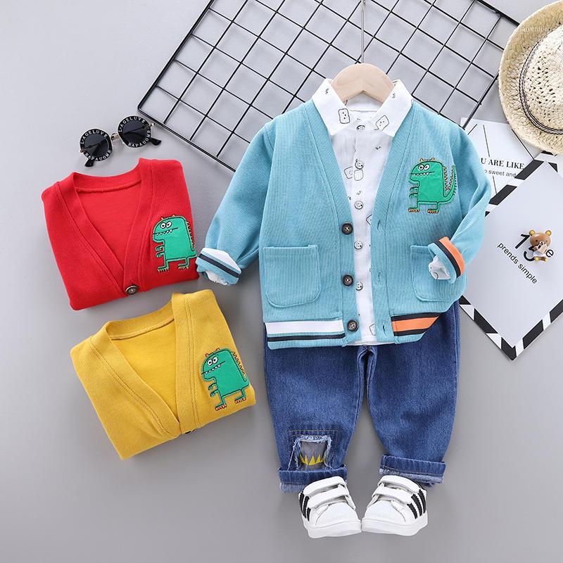 

Children Fashion Clothes Suit Spring Autumn Kids Boys Girls jacket shirt Pants 3Pcs/sets Baby Toddler Clothing Infant Sportswear1, Sjbb s long yellow
