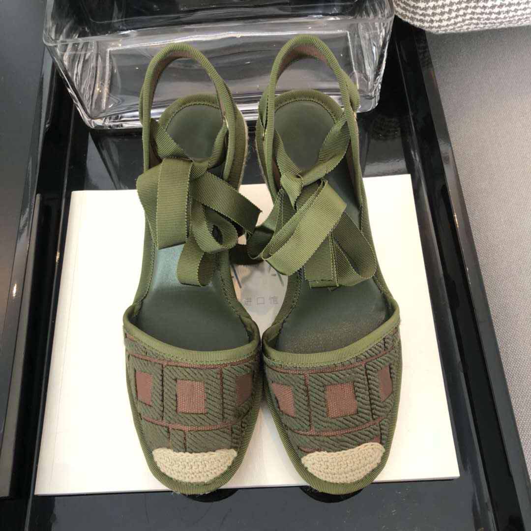 

Hot Sale- Female designer sandals summer fashion embroidery letters fisherman shoes platform casual hemp rope woven baotou sandals large siz, Pink