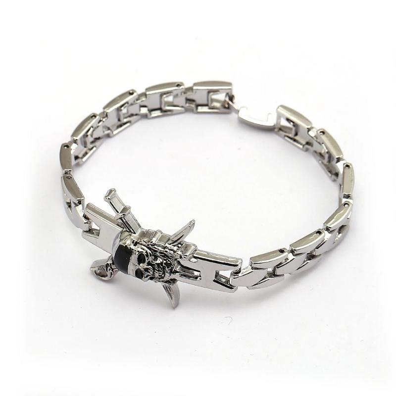 

charm Bracelets Bangles Skeleton Link Chain Accessories Women Halloween Cosplay Gift