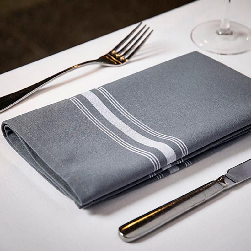 

10pcs Hotel napkin cloth Mouth cloth Hand towel Color bar napkin Western restaurant mouth Cup wiper