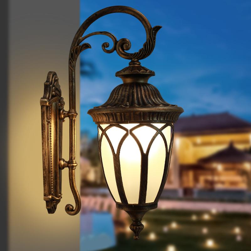 

1 pcs Courtyard Aluminum wall fixture Hallway large Outdoor Wall Lamp Balcony Outdoor garden lighting Corridor Bathroom Light