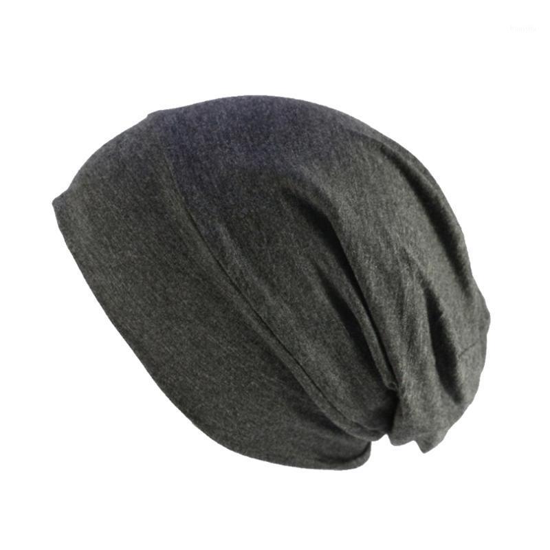 

Night Sleeping Gift Unisex Hair Loss Wide Brimmed Elastic Head Care Beanie Hat Adults Soft Chemotherapy Travel Spring Summer1