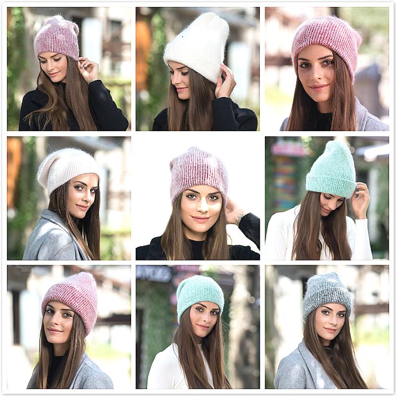 

1piece Fashion New Candy Colors Winter Hat Women Knitted Hat Warm Soft Trendy Kpop Style Wool Beanie Elegant Match, Red