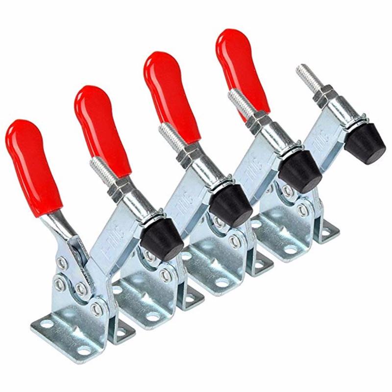 

2020 hot new products 4Pcs Hand Tool Toggle Antislip Red Horizontal Clamp Quick Releas GH-201b decoration Accessories tool