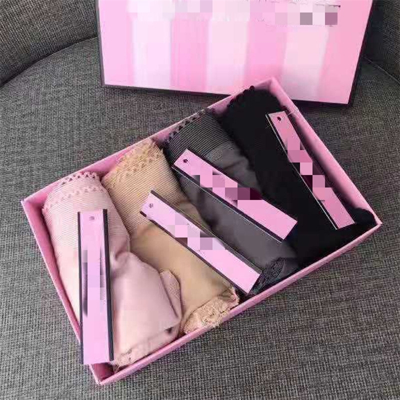 

New Women's Underwear Lace Comfortable Breathable Comprehensive Seamless Sexy Cotton Box Four Panties 201112, Four colors