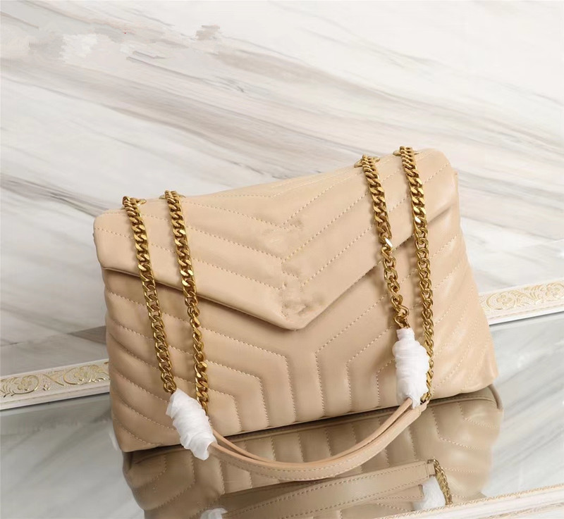 

Retro Classic Miss Classic Bags Shape Flaps Chain Bag Luxury Designers Lady LOULOU Handbags Women Shoulder handbag Clutch Tote Messenger Eve