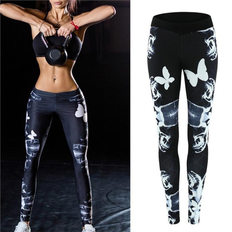 

Sexy Sport Pants Women Push Up Gym Sport Leggings Women Running Jeggings Skinny Joggers Pants Compression Gym, As pic