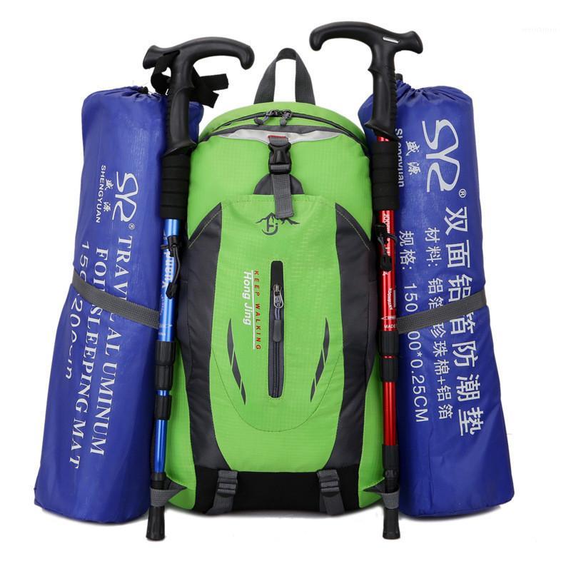 

New 40L Outdoor Backpack Camping Climbing Bag Waterproof Mountaineering Hiking Backpacks Lightweight Sport Bag Climbing Rucksack1, Black