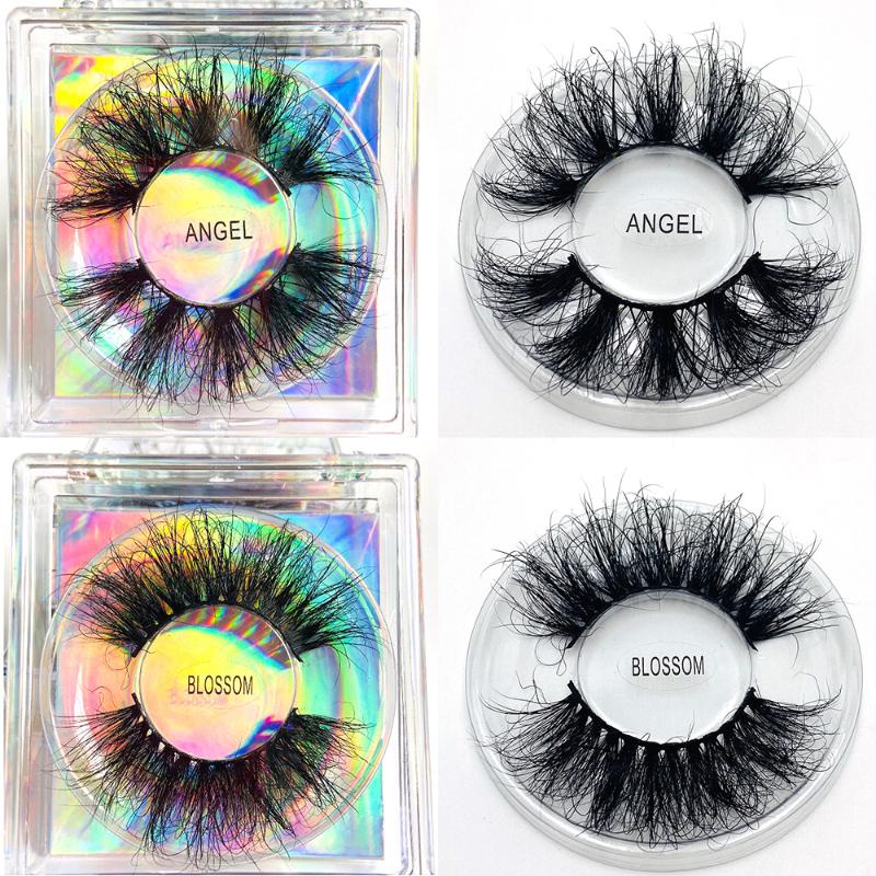 

3D Mink 27MM False Eyelashes Dramatic Wispy Fluffy Natural Long Lashes Extension Cruelty-free Handmade Lash Fashion Makeup
