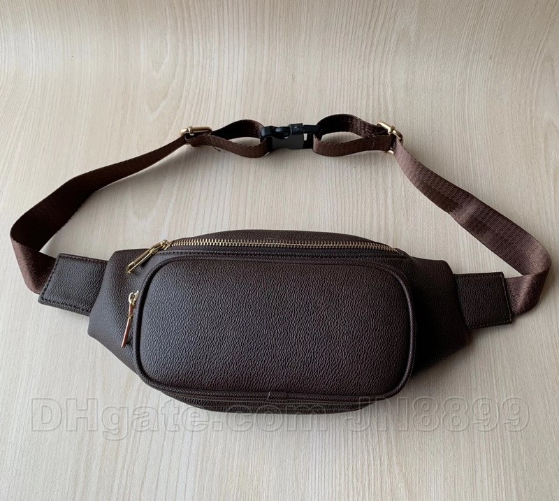 

Hot Sale Men Leather Waists Bags Unisex Women Runner Fanny Pack Belly Waist Bum Bag Fitness Running Belt Jogging Pouch Outdoor Waist Bag, Brown flowers