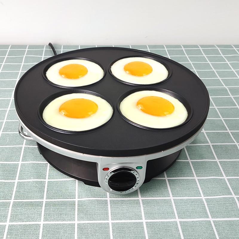 

Fully Automatic Multifunctional Crepe Maker Machine1001W-1200W Small Pot Commercial Plug-in Non-stick Breakfast Poached Egg CY